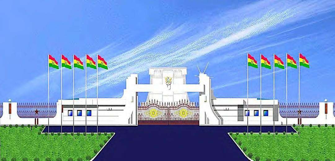 Entrance To Presidential Palace Of Ghana - MAMDEV Ghana Ltd