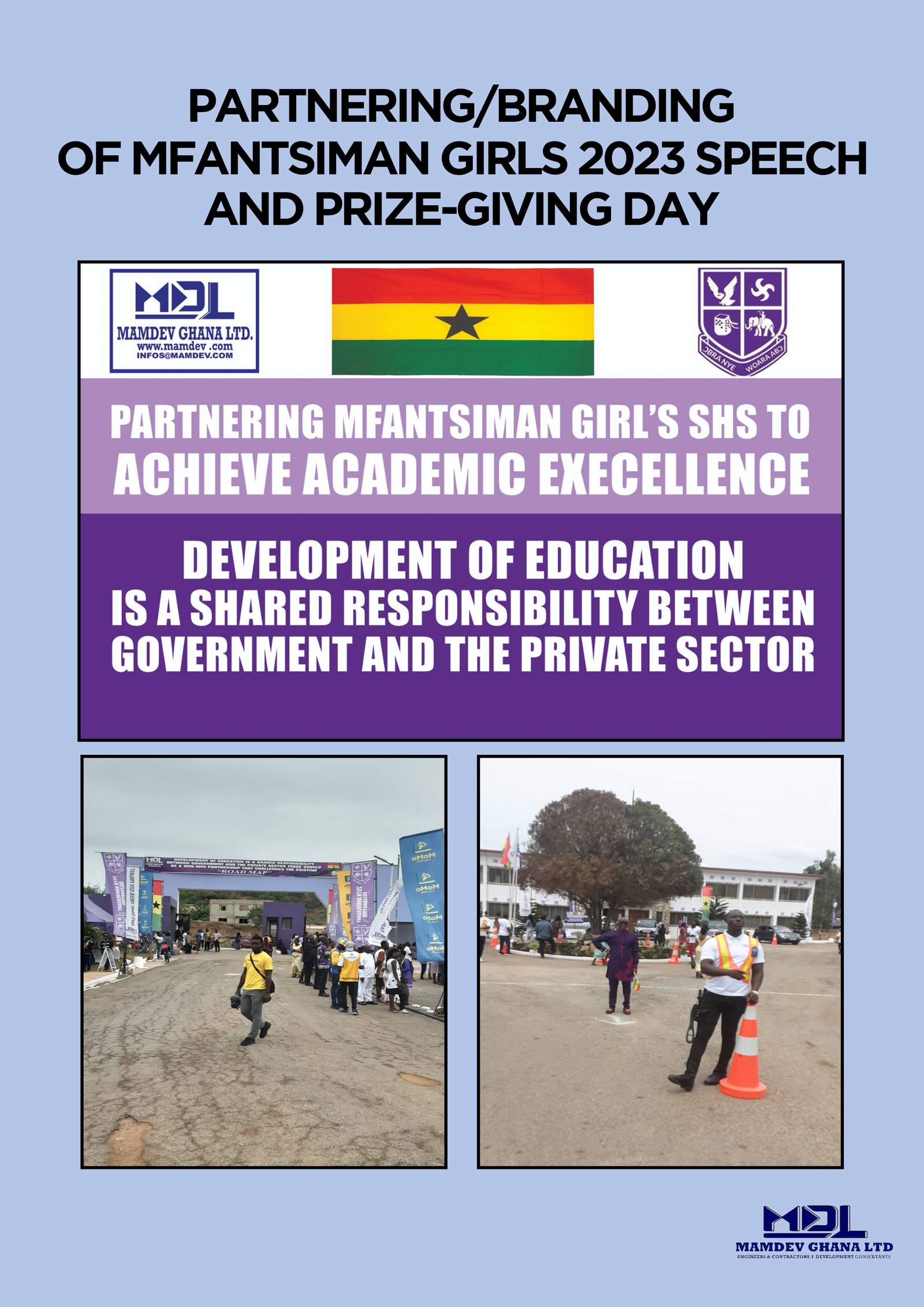 Mfantsiman Girls Shs Speech Prize Giving 2023 - MAMDEV Ghana Ltd