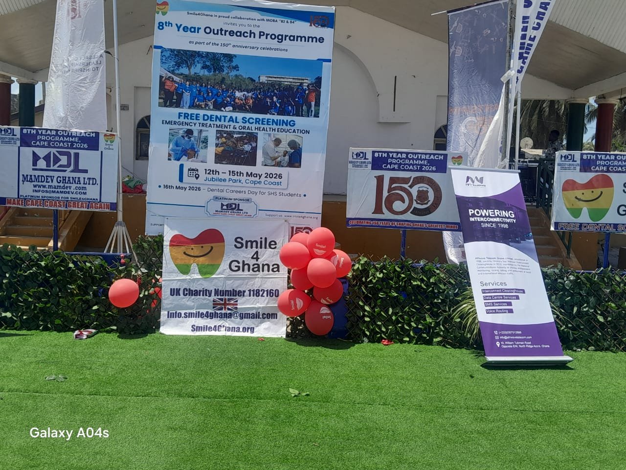 Smile4ghana Event Signage 2026 - MAMDEV Ghana Ltd