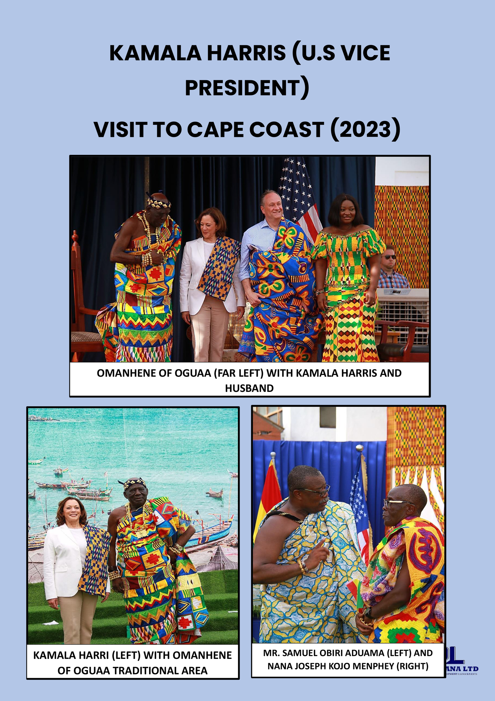 Kamala Harris Us Vice President Visit Cape Coast 2023 - MAMDEV Ghana Ltd