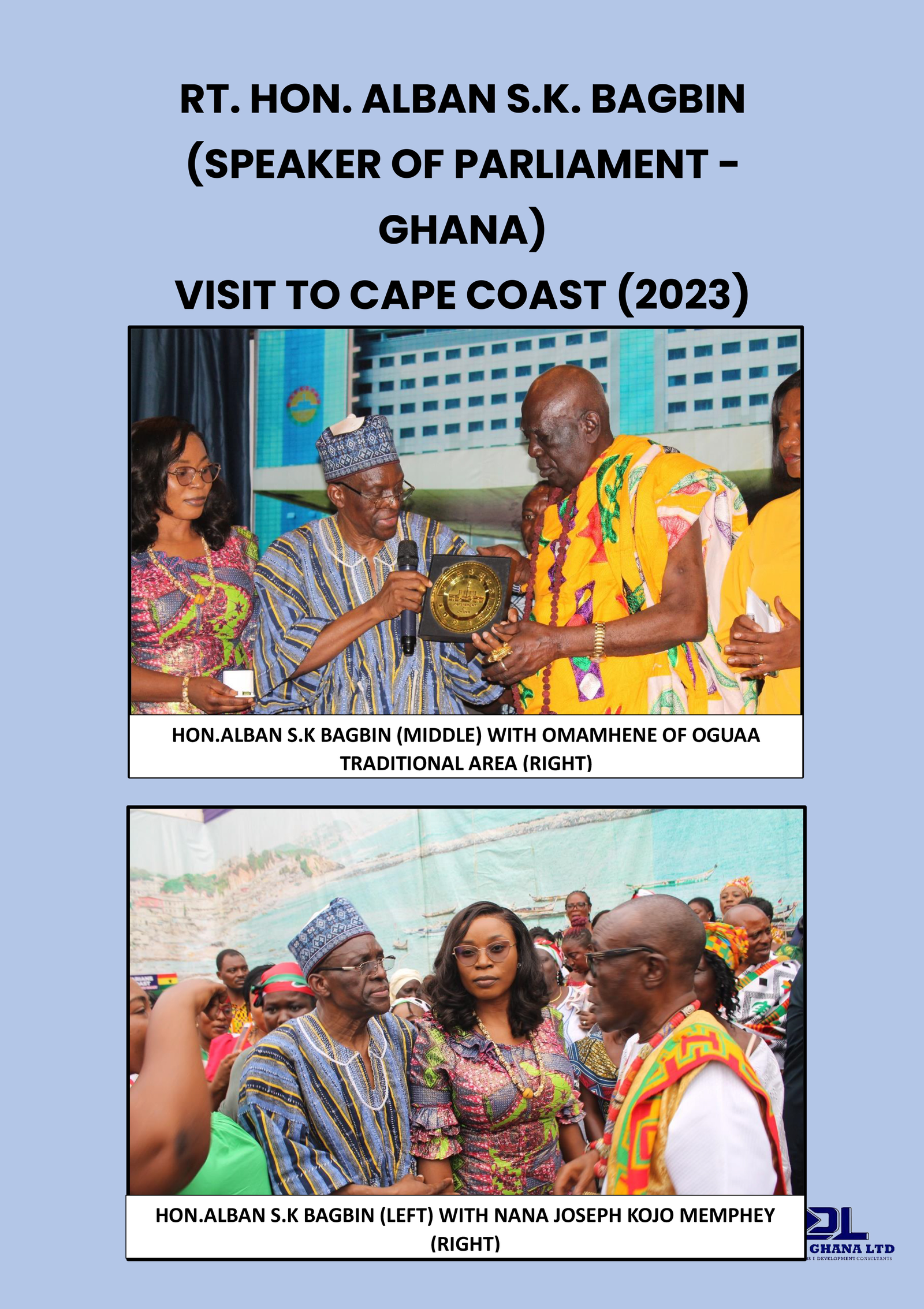 Speaker Of Parliament Alban Bagbin Visit Cape Coast 2023 - MAMDEV Ghana Ltd